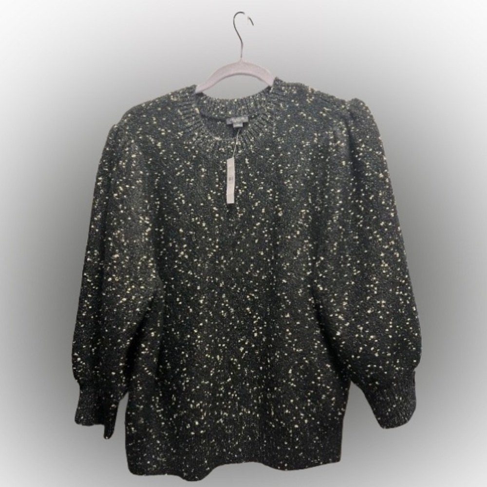 Anne Taylor 
Black and Gold Speckled Sweater
NWT